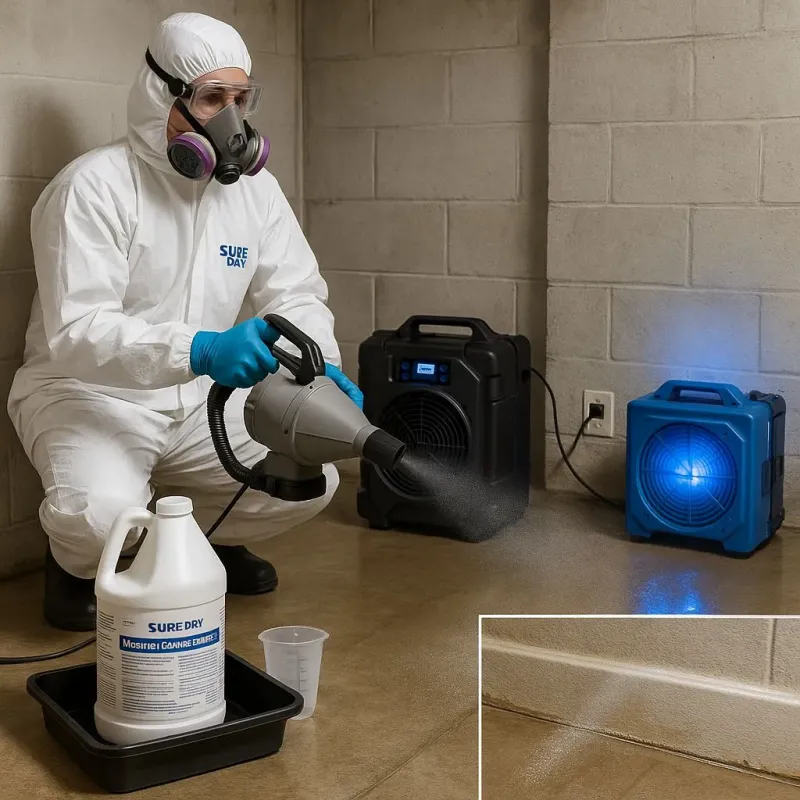 Sanitization and Odor Removal process in Stratham Station, NH